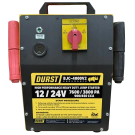 BJC-4000V2 12/24 volt jump starter portabel. RHINO