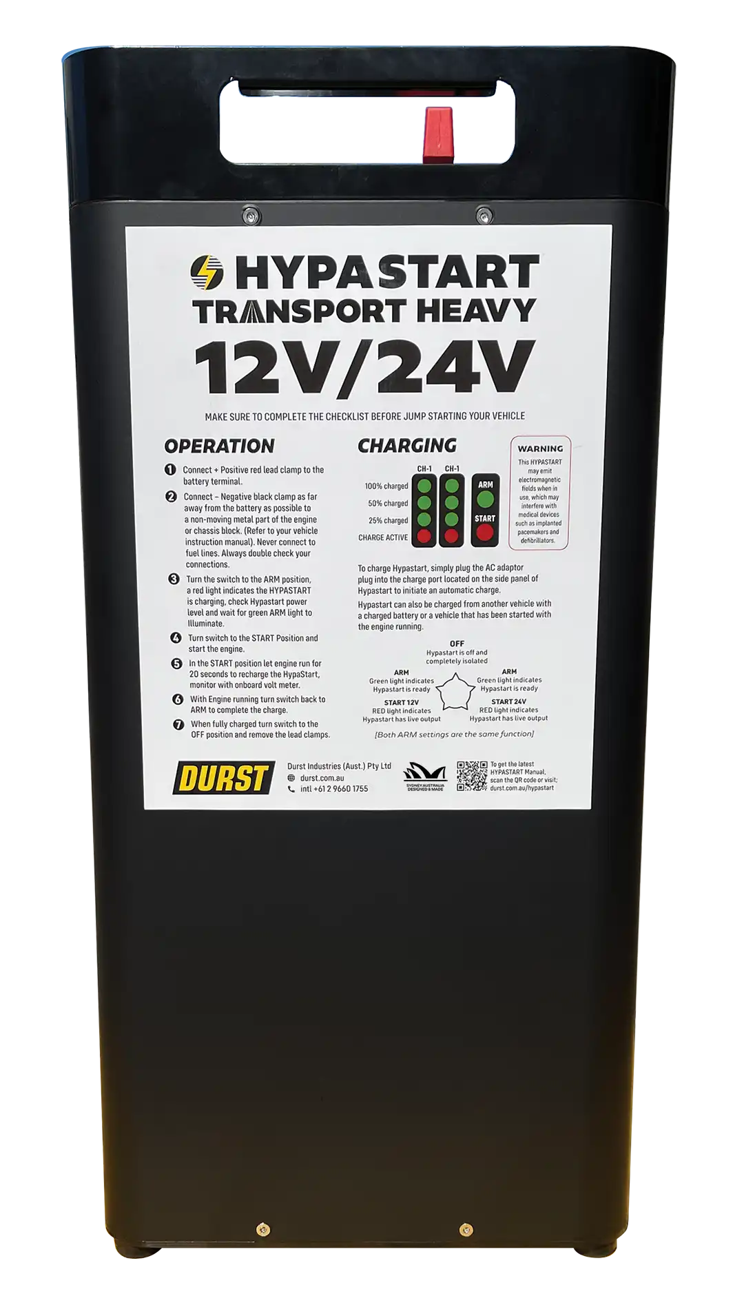HYPASTART X4500 Transport Heavy 12/24V Jump Starter